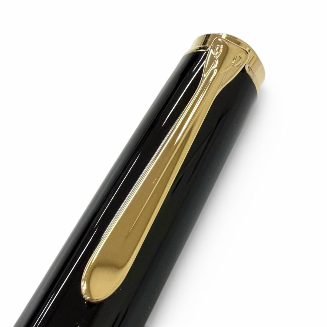 Excellent PERIKAN fountain pen Sovereign black 18K mens M1000