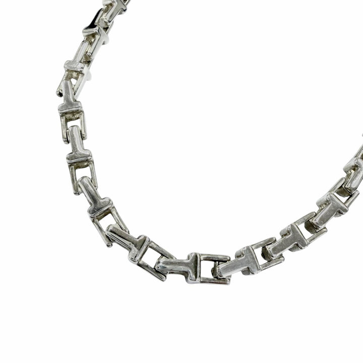 Great TIFFANY&Co. Necklace T-Narrow Chain Necklace Silver 925 Women