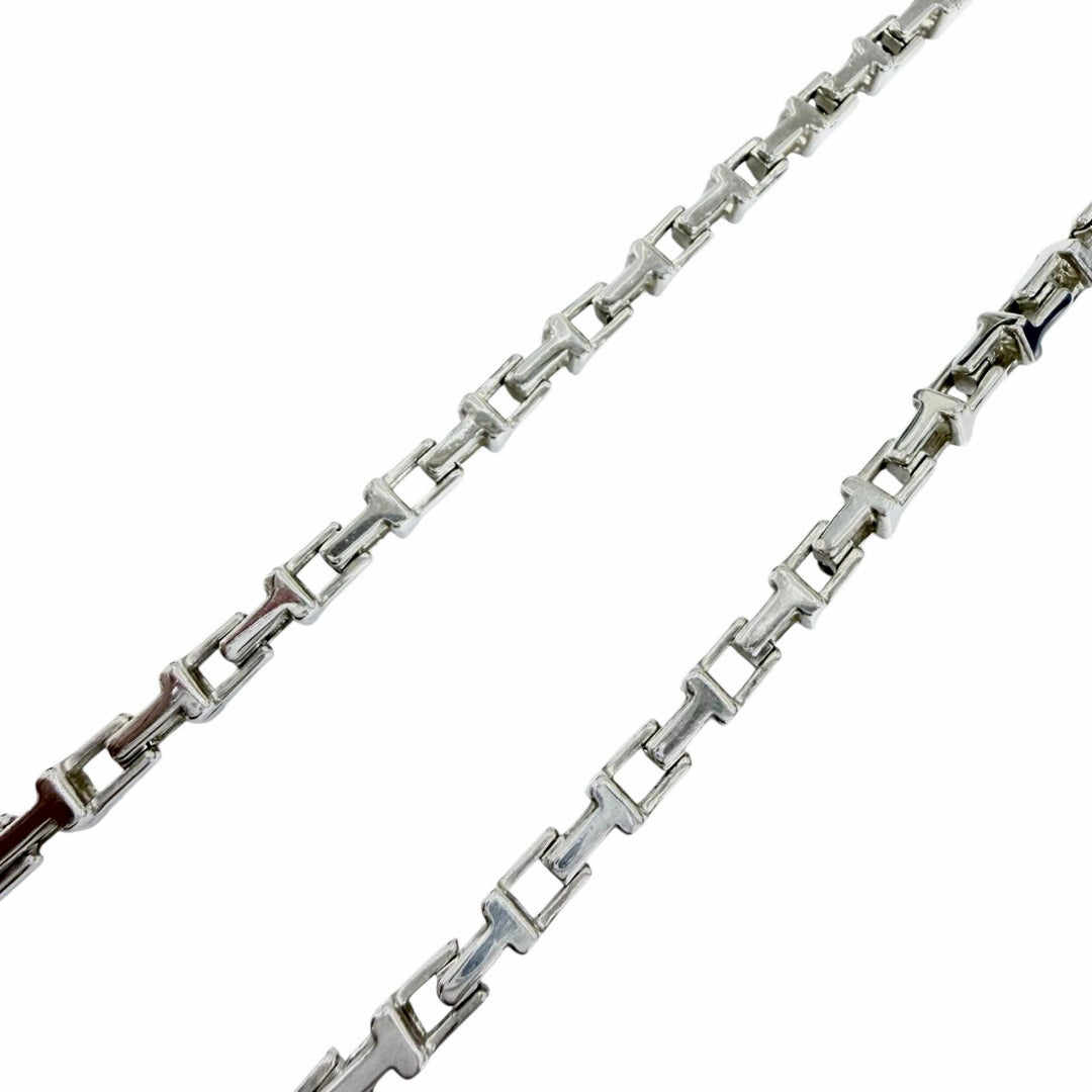 Great TIFFANY&Co. Necklace T-Narrow Chain Necklace Silver 925 Women