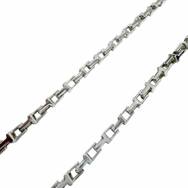 Great TIFFANY&Co. Necklace T-Narrow Chain Necklace Silver 925 Women