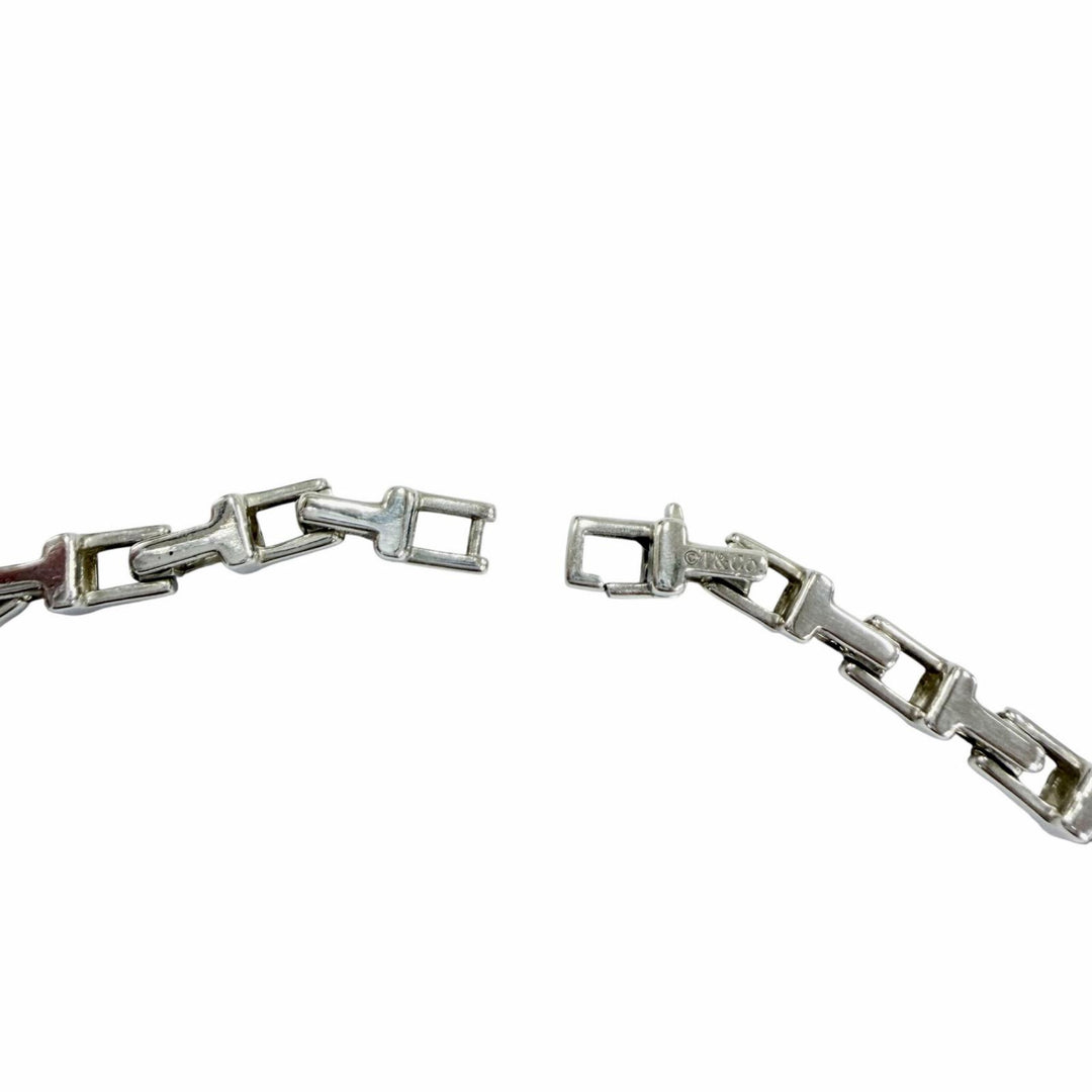 Great TIFFANY&Co. Necklace T-Narrow Chain Necklace Silver 925 Women