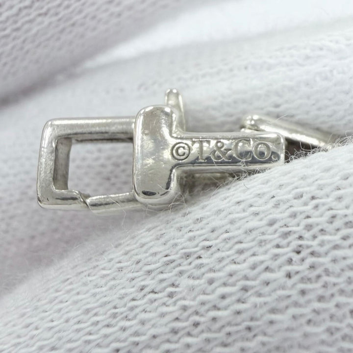 Great TIFFANY&Co. Necklace T-Narrow Chain Necklace Silver 925 Women
