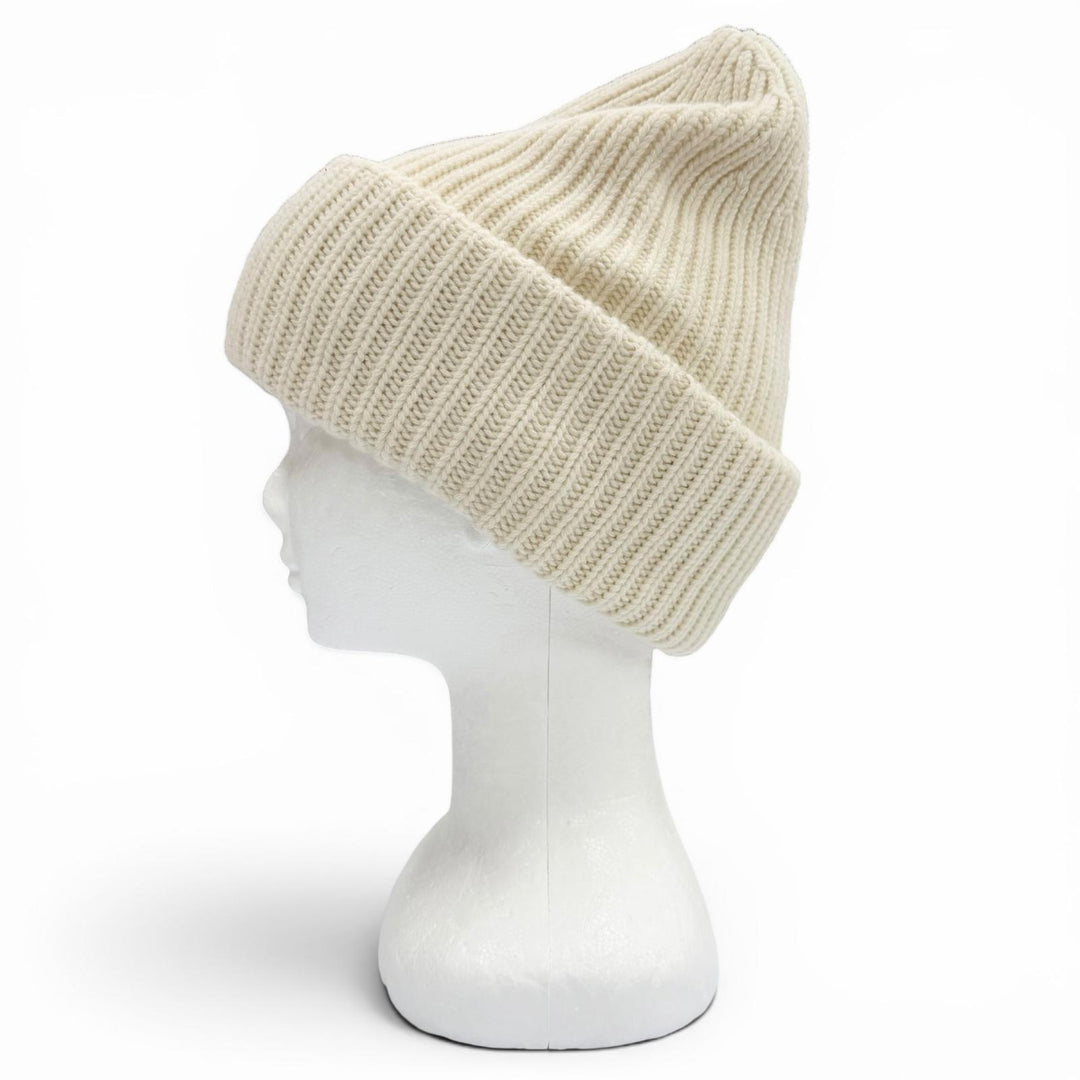 Excellent MONCLER GENIUS 8 Palm Angels Knit cap Ivory wool mens