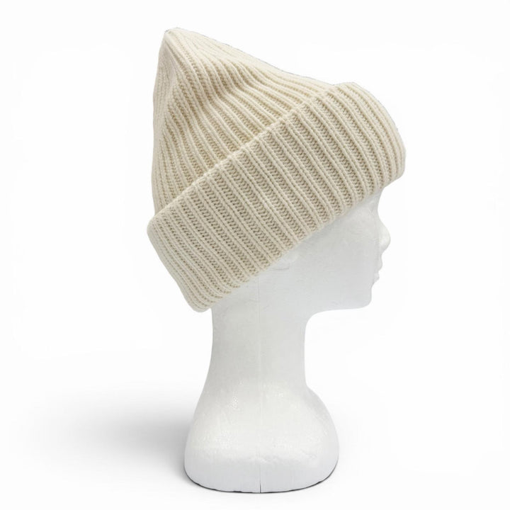Excellent MONCLER GENIUS 8 Palm Angels Knit cap Ivory wool mens
