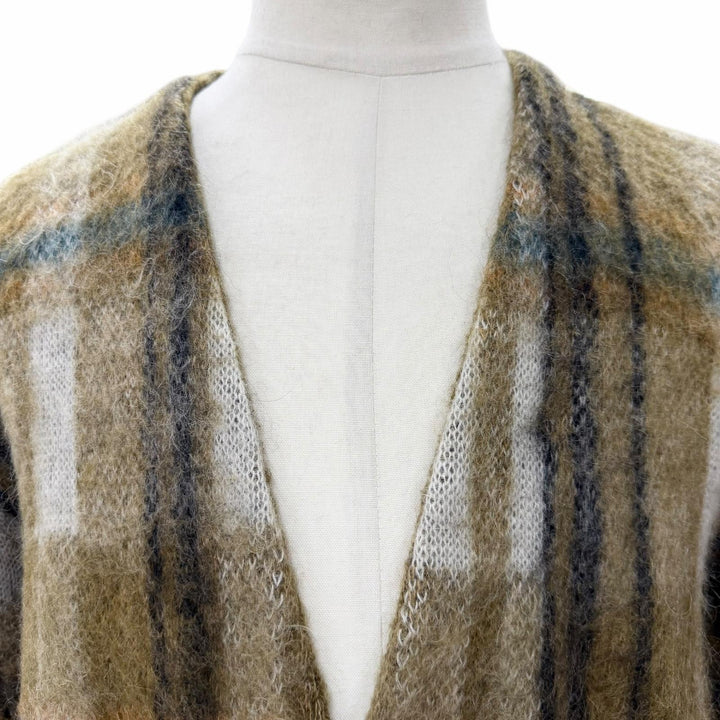Excellent CELINE cardigan khaki mohair mens S 2A32J204L