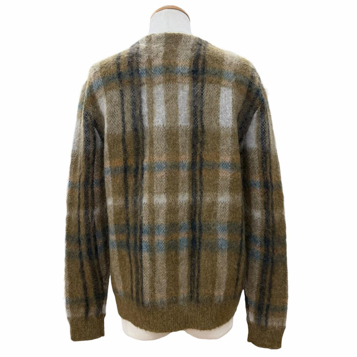 Excellent CELINE cardigan khaki mohair mens S 2A32J204L