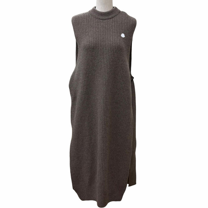 Excellent MONCLER GENIUS 4×HYKE Best ABITO Brown cashmere Women XS
