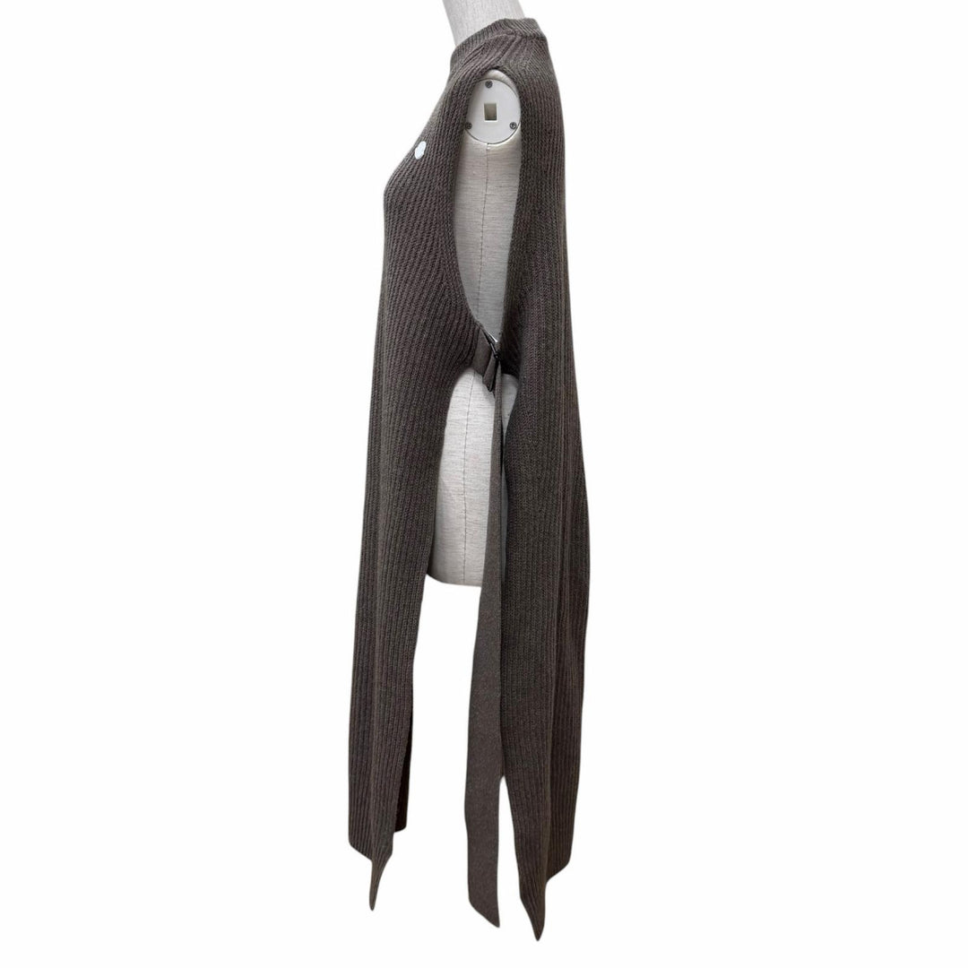 Excellent MONCLER GENIUS 4×HYKE Best ABITO Brown cashmere Women XS