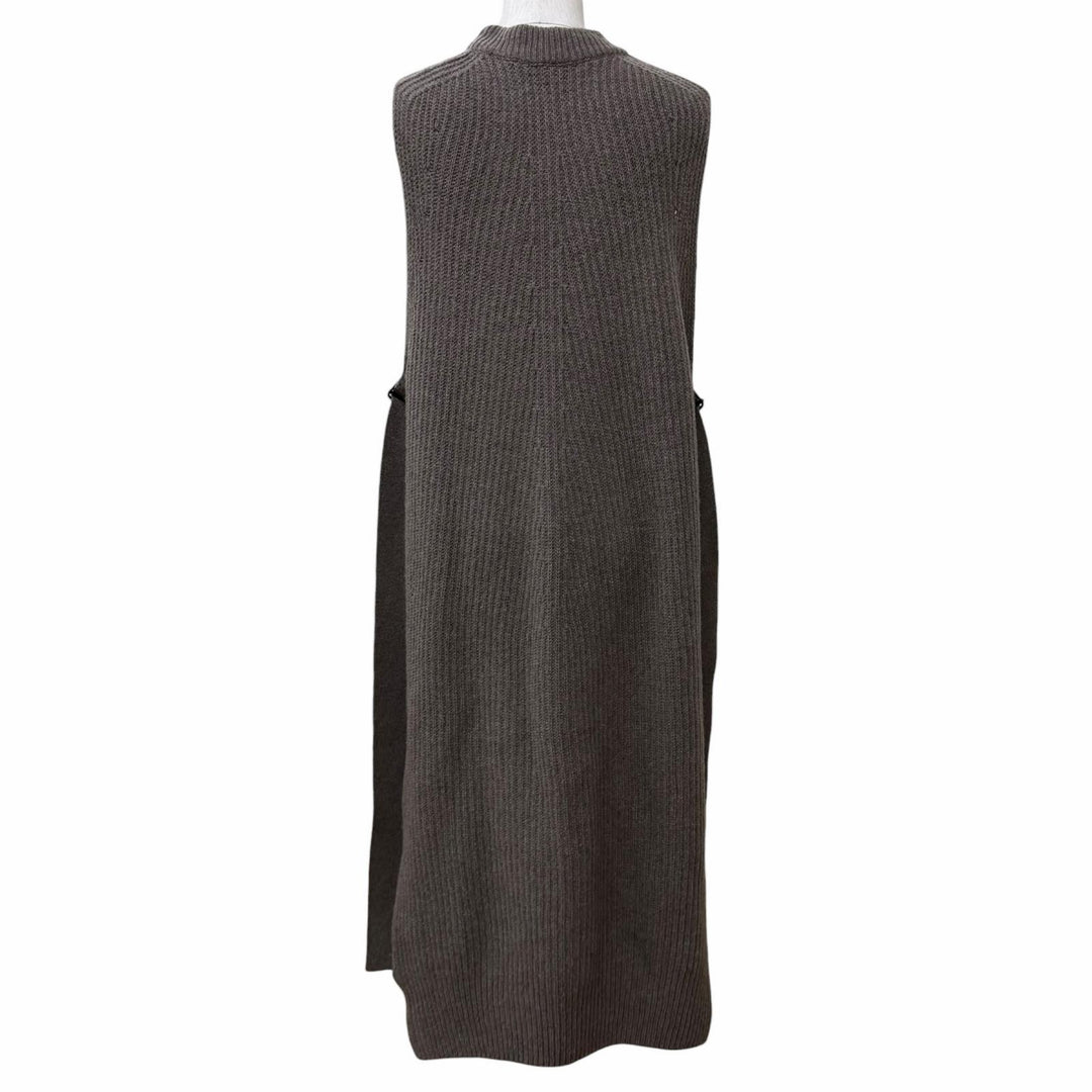 Excellent MONCLER GENIUS 4×HYKE Best ABITO Brown cashmere Women XS