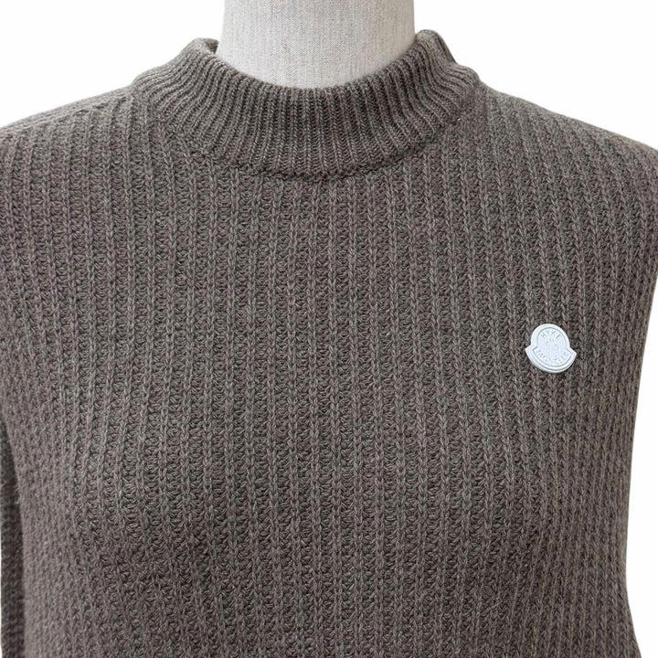 Excellent MONCLER GENIUS 4×HYKE Best ABITO Brown cashmere Women XS