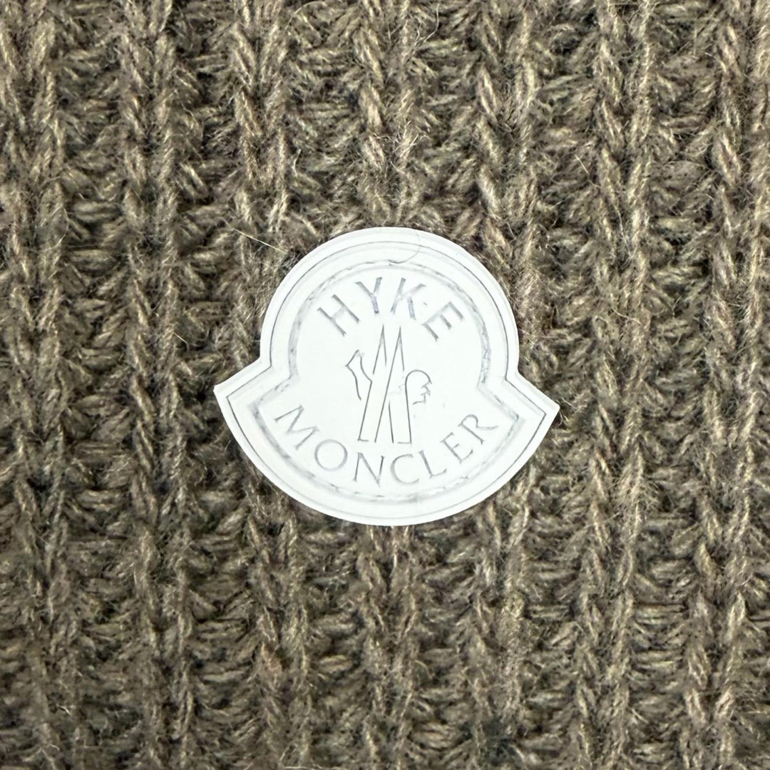 Excellent MONCLER GENIUS 4×HYKE Best ABITO Brown cashmere Women XS
