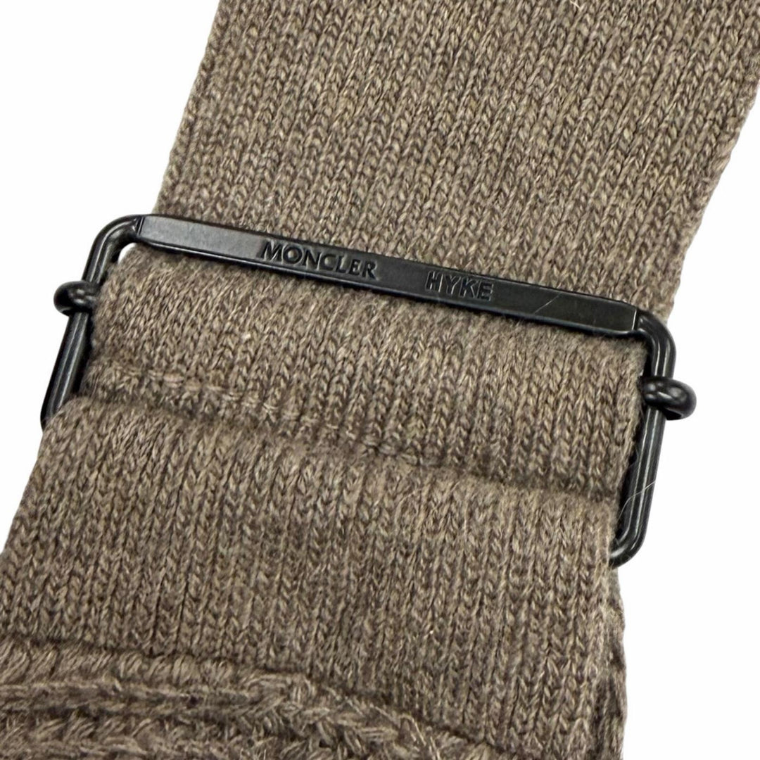 Excellent MONCLER GENIUS 4×HYKE Best ABITO Brown cashmere Women XS