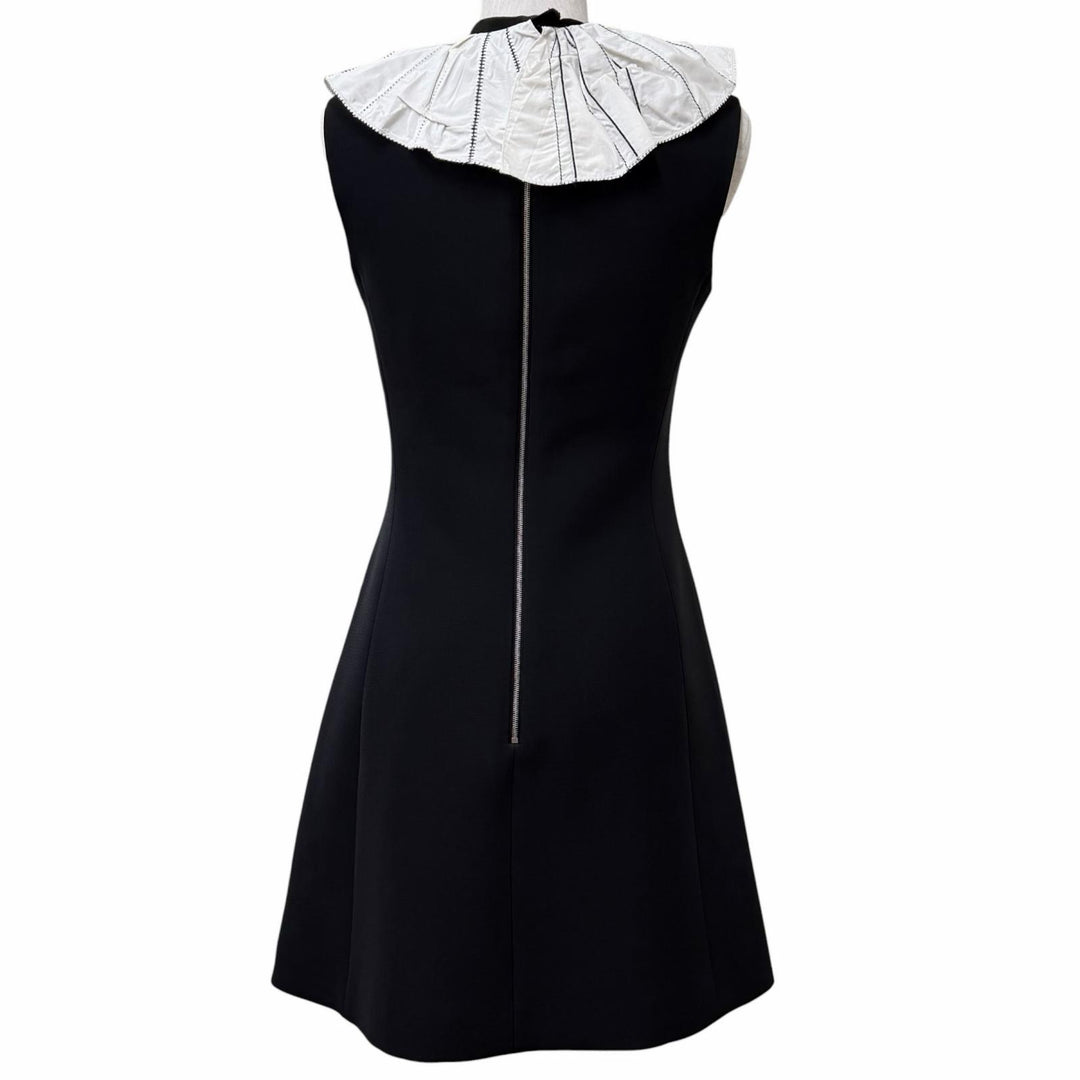Excellent LOUIS VUITTON one piece black wool Women 34
