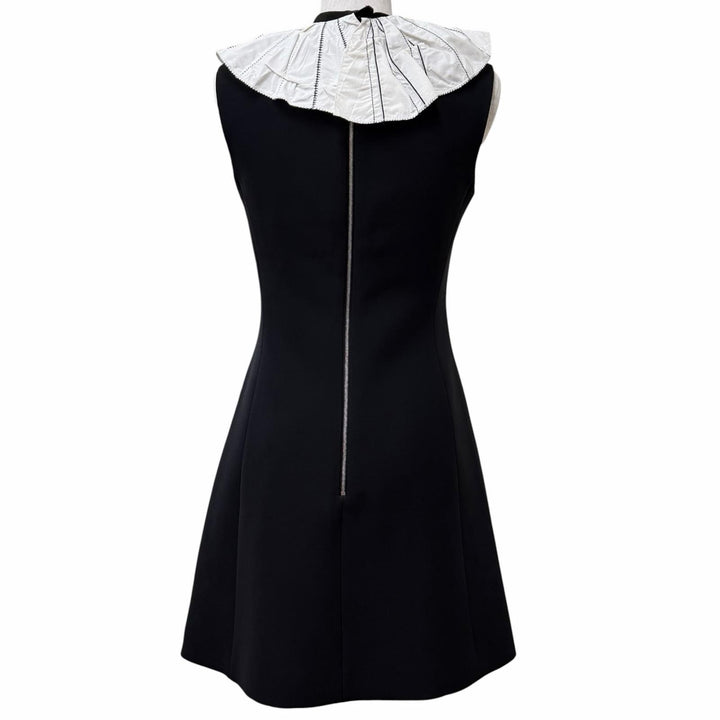 Excellent LOUIS VUITTON one piece black wool Women 34