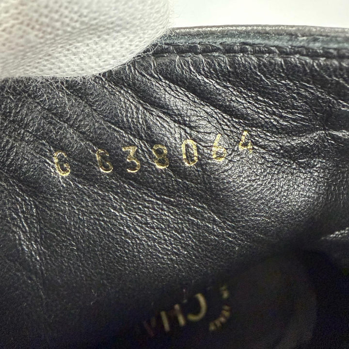 Great CHANEL short boots COCO Mark Ankle Belt Leather black Women 36.5 G38064