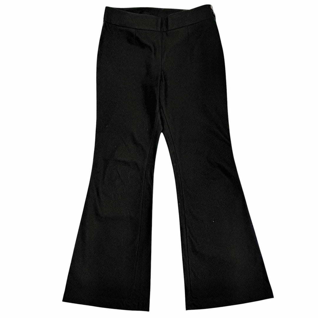 Great tricot COMME des GARCONS 03s Archive Long Flare Pants black S TK-P009