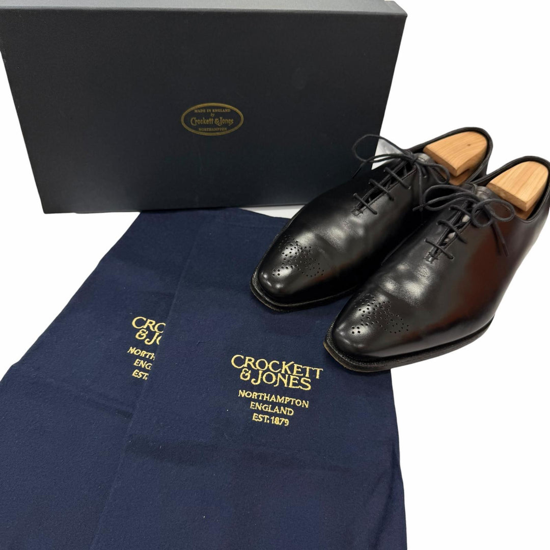 Great CROCKETT&JONES Dress shoes HARROW Medallion Lace-up black