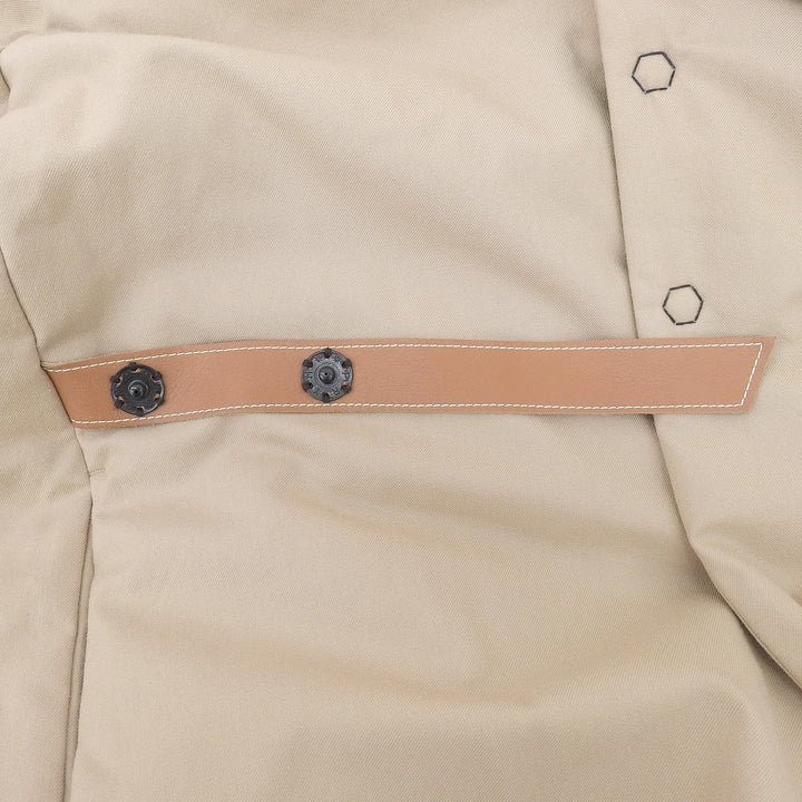 Excellent SUNSEA coat Boa-lined PrimaLoft Long beige wool mens 2