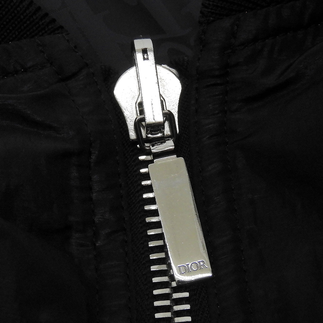Excellent DIOR Jacket Oblique Reversible Bomber Dark navy Nylon 52 183C432A4462