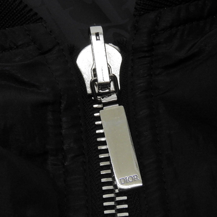 Excellent DIOR Jacket Oblique Reversible Bomber Dark navy Nylon 52 183C432A4462