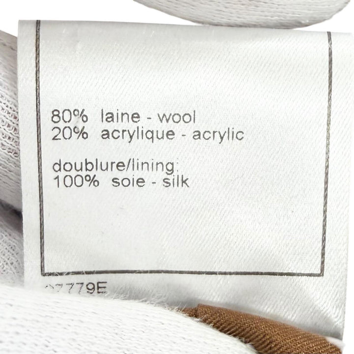 Excellent CHANEL two-piece set COCO Mark Button Tweed Skirt Suit P12140 98A