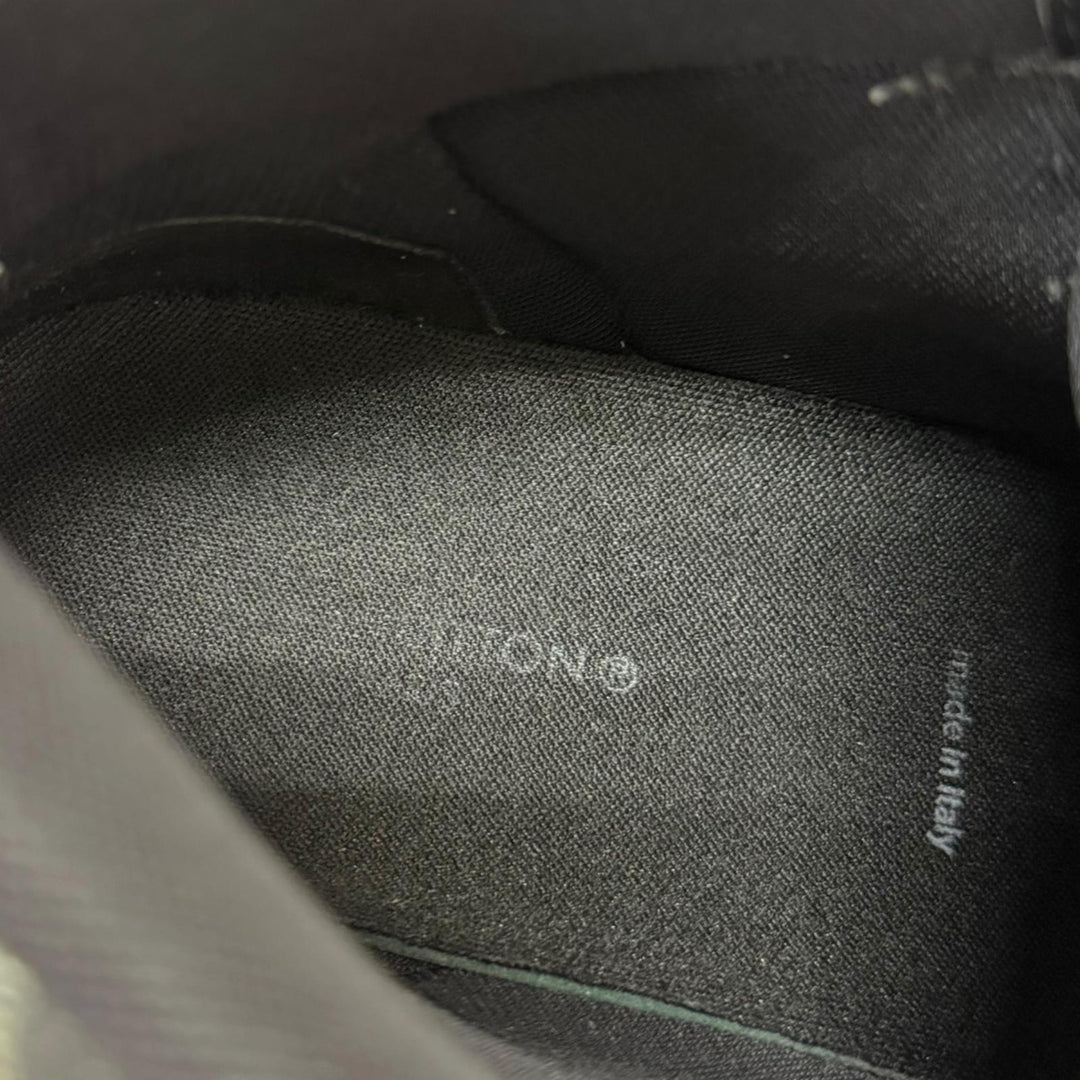 Great LOUIS VUITTON High cut sneakers LV Charlie Line black Monogram denim