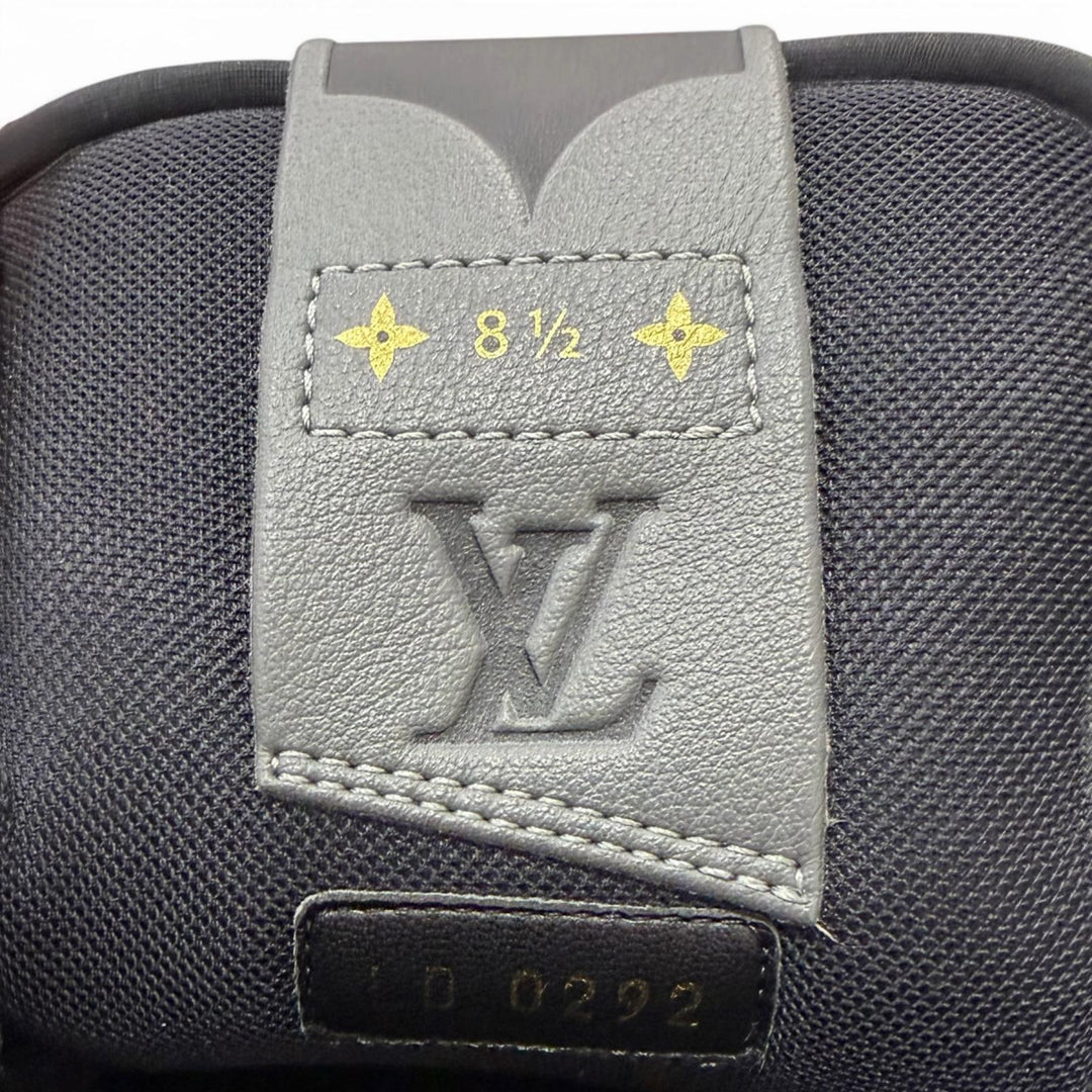 Great LOUIS VUITTON High cut sneakers LV Charlie Line black Monogram denim