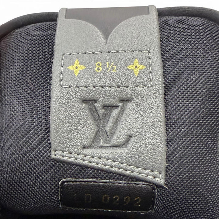 Great LOUIS VUITTON High cut sneakers LV Charlie Line black Monogram denim