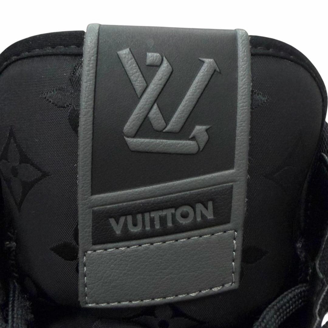 Great LOUIS VUITTON High cut sneakers LV Charlie Line black Monogram denim