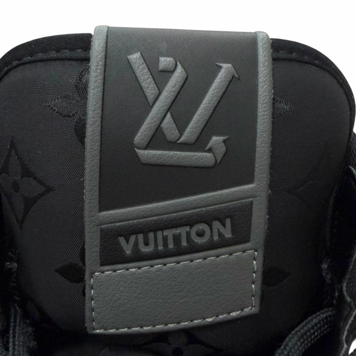 Great LOUIS VUITTON High cut sneakers LV Charlie Line black Monogram denim