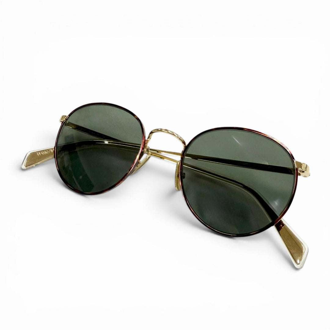 Excellent CELINE sunglasses Marble Pattern Boston Brown Women CL40100U