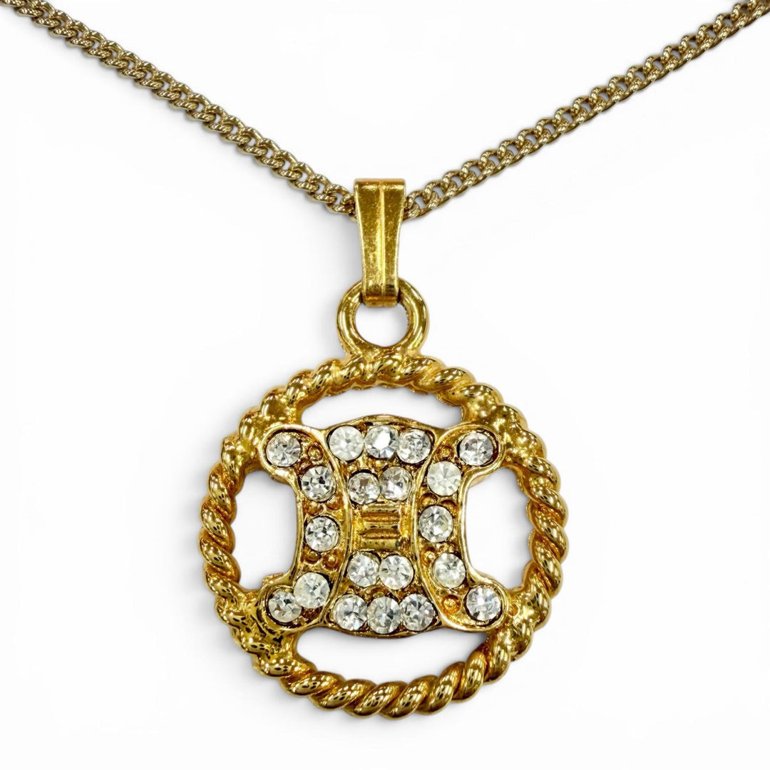Excellent CELINE Necklace Gold color Women