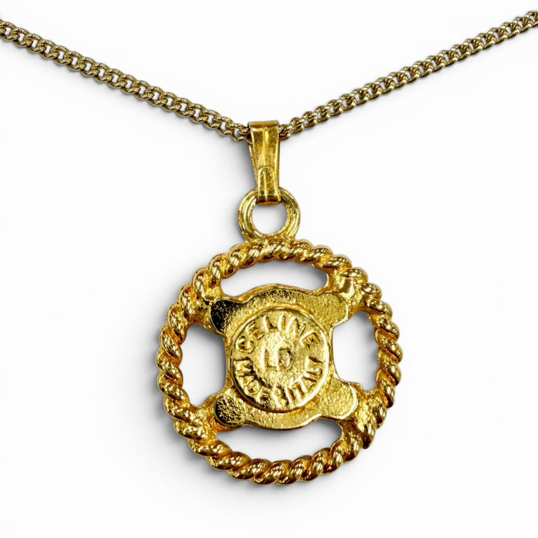 Excellent CELINE Necklace Gold color Women