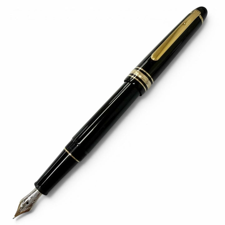 Very Good MONTBLANC fountain pen Meisterstück Classic black 14K mens