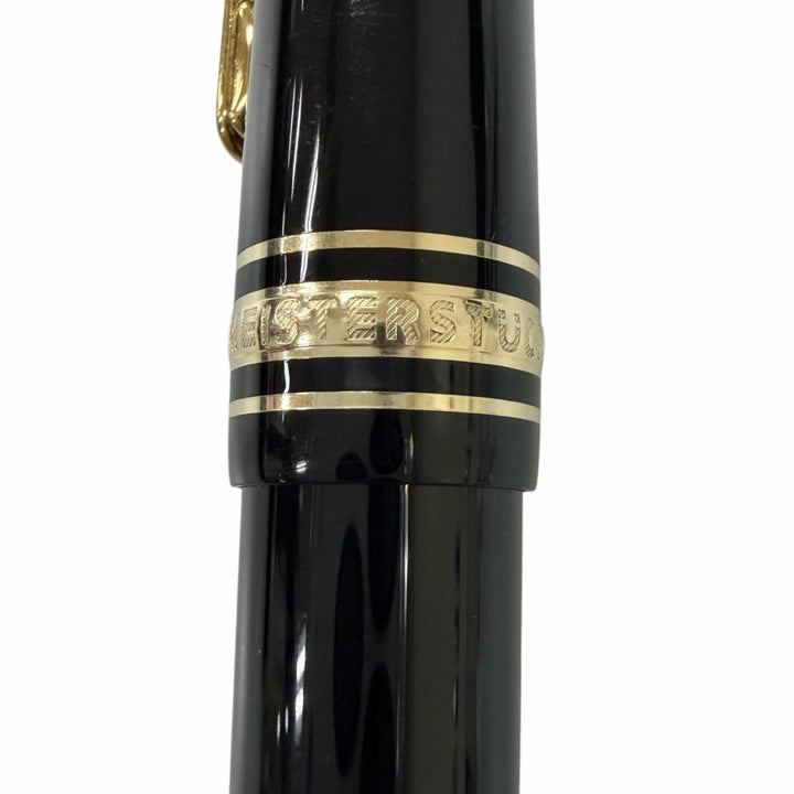 Very Good MONTBLANC fountain pen Meisterstück Classic black 14K mens