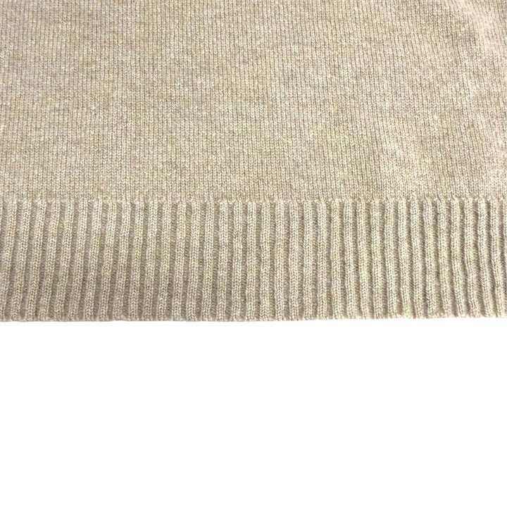 Excellent HERMES Best Margiela era high-neck sleeveless knit beige cashmere