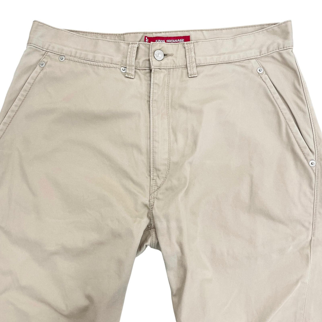 Great JUNYA WATANABE LEVIS Pants Draping pants beige wool mens M WJ-P901