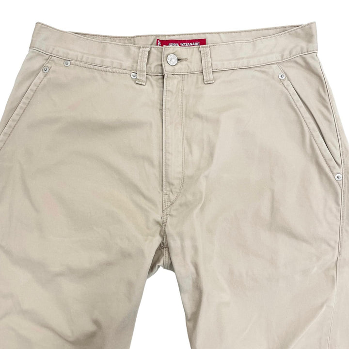 Great JUNYA WATANABE LEVIS Pants Draping pants beige wool mens M WJ-P901