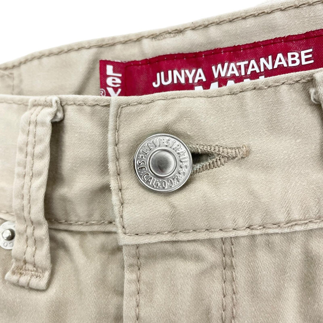 Great JUNYA WATANABE LEVIS Pants Draping pants beige wool mens M WJ-P901
