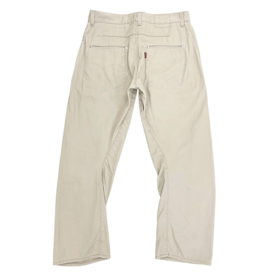 Great JUNYA WATANABE LEVIS Pants Draping pants beige wool mens M WJ-P901