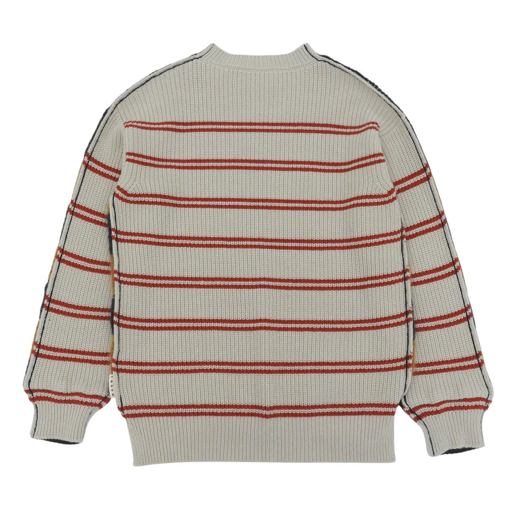 Excellent MARNI sweater Striped long-sleeved knit top Multi mohair GCMG0204Q0