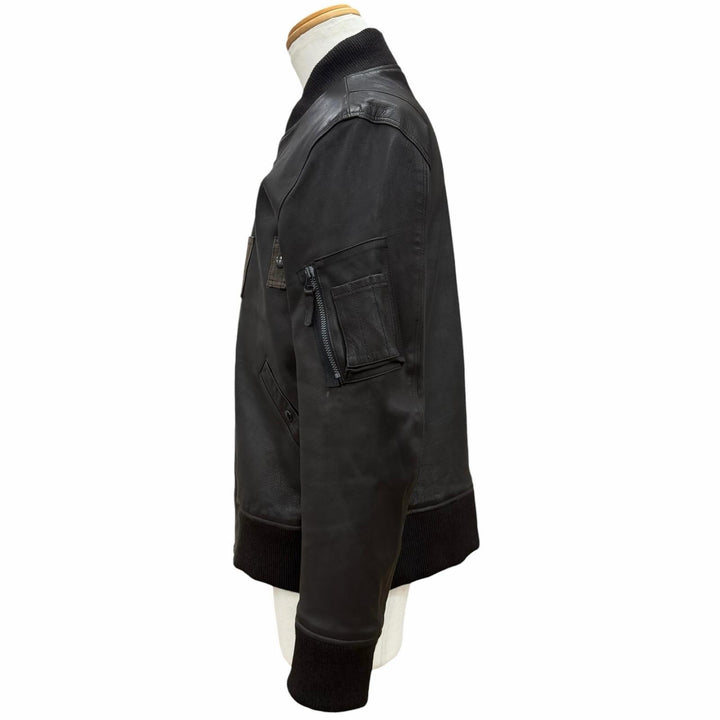 Very Good ISAMUKATAYAMA BACKLASH FULLCOUNT Bomber jacket Calf leather mens 3