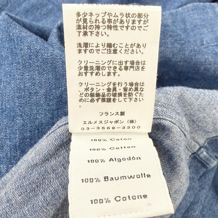 Excellent HERMES tops Serie Button Chest Pocket T-shirt