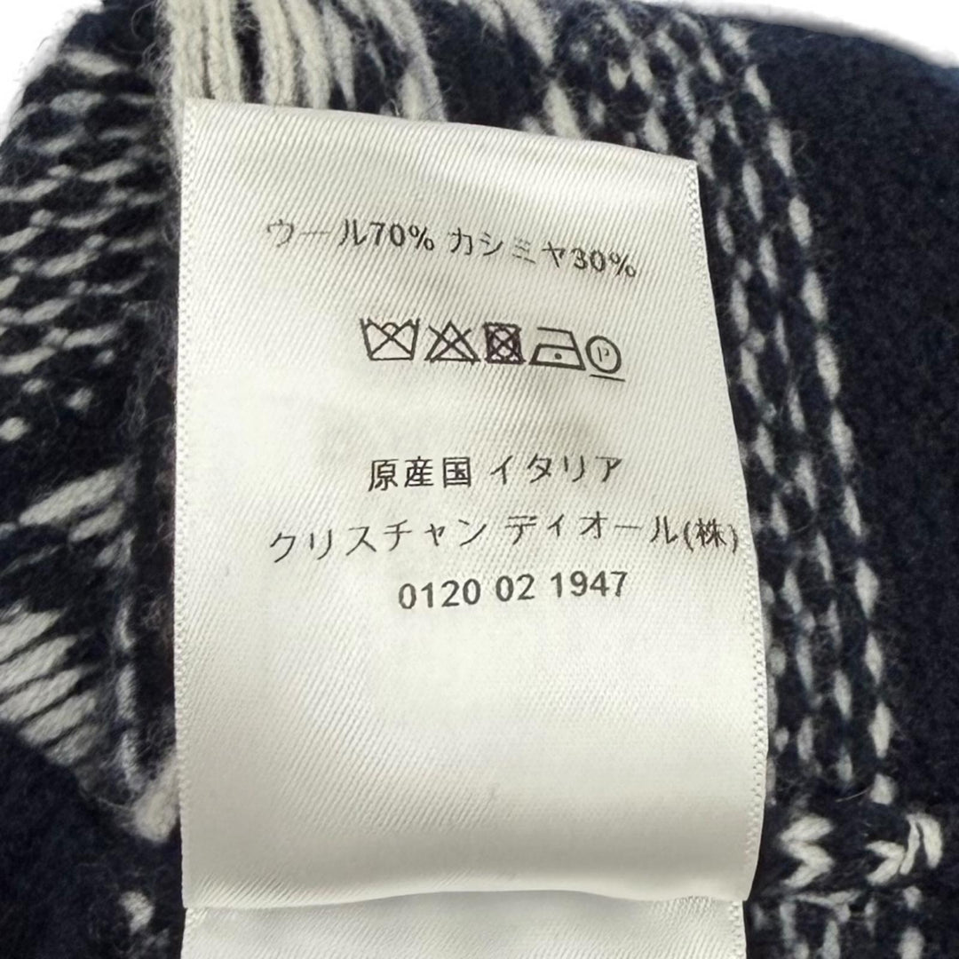 Great Christian Dior sweater Navy wool Women 38 144S60AM134
