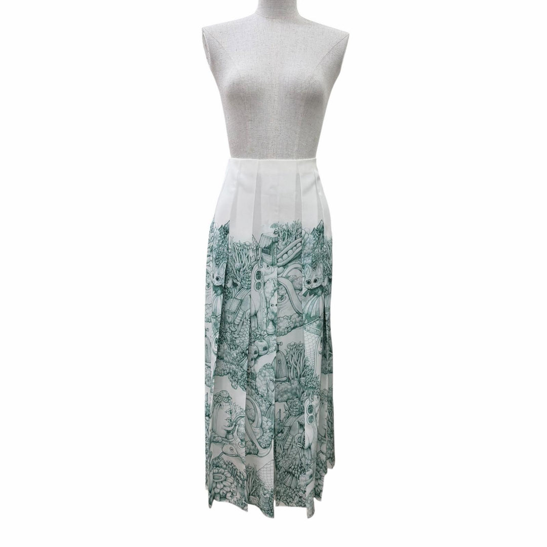 Pristine GUCCI YUKO HIGUCHI Pleated skirt Japan exclusive silk 40 865513