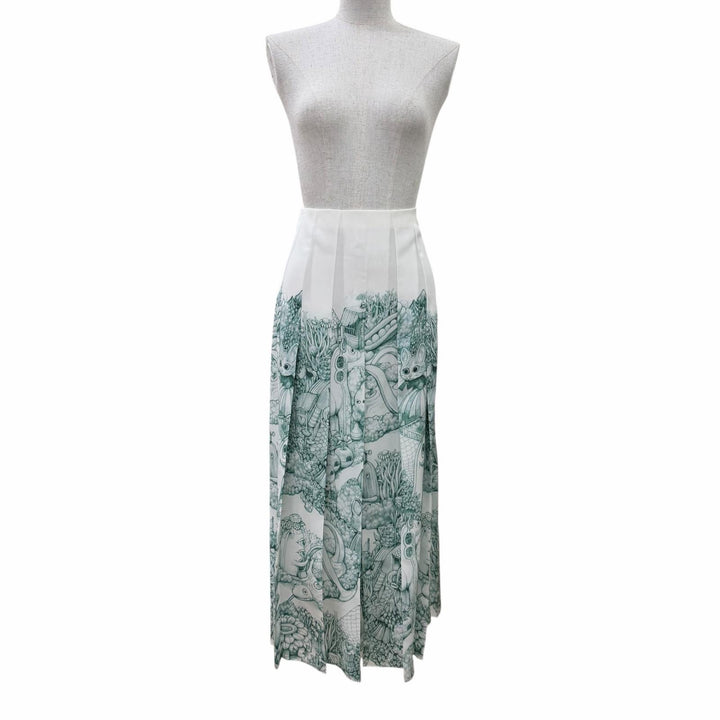 Pristine GUCCI YUKO HIGUCHI Pleated skirt Japan exclusive silk 40 865513