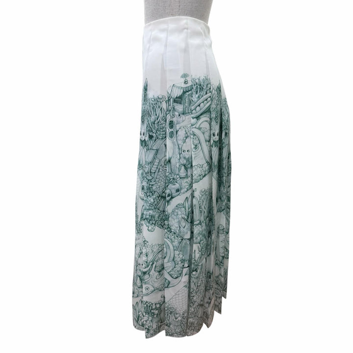 Pristine GUCCI YUKO HIGUCHI Pleated skirt Japan exclusive silk 40 865513