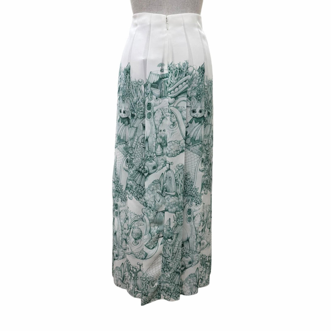 Pristine GUCCI YUKO HIGUCHI Pleated skirt Japan exclusive silk 40 865513