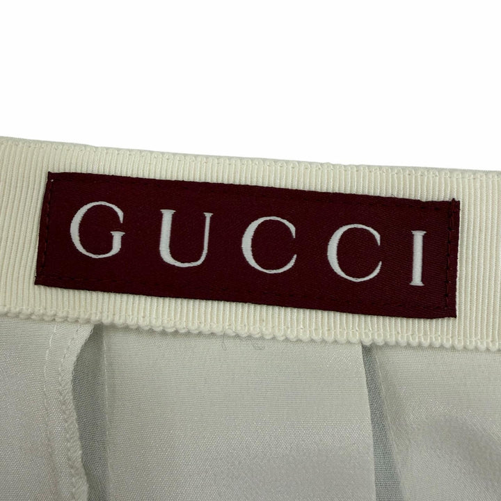 Pristine GUCCI YUKO HIGUCHI Pleated skirt Japan exclusive silk 40 865513