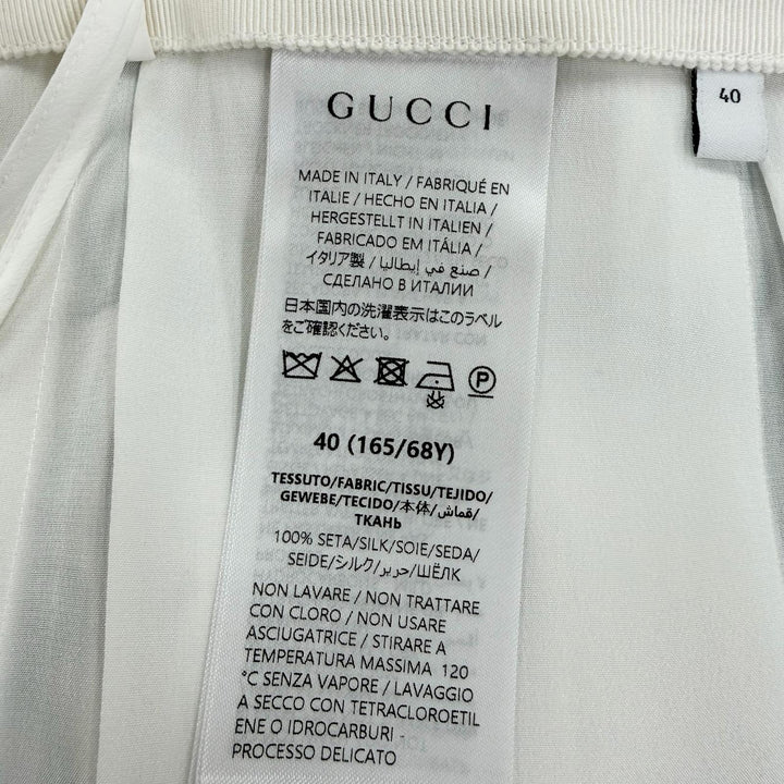 Pristine GUCCI YUKO HIGUCHI Pleated skirt Japan exclusive silk 40 865513